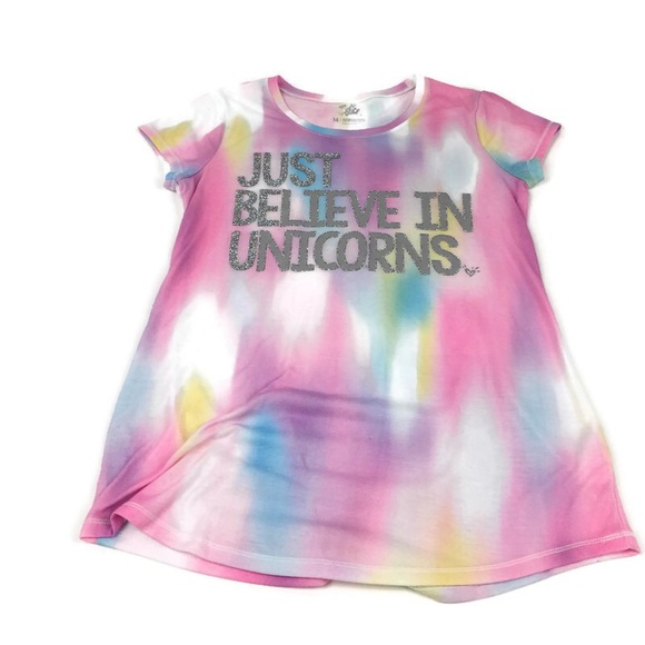 Justice Other - Justice “Just Believe In Unicorns” Graphic Tee
